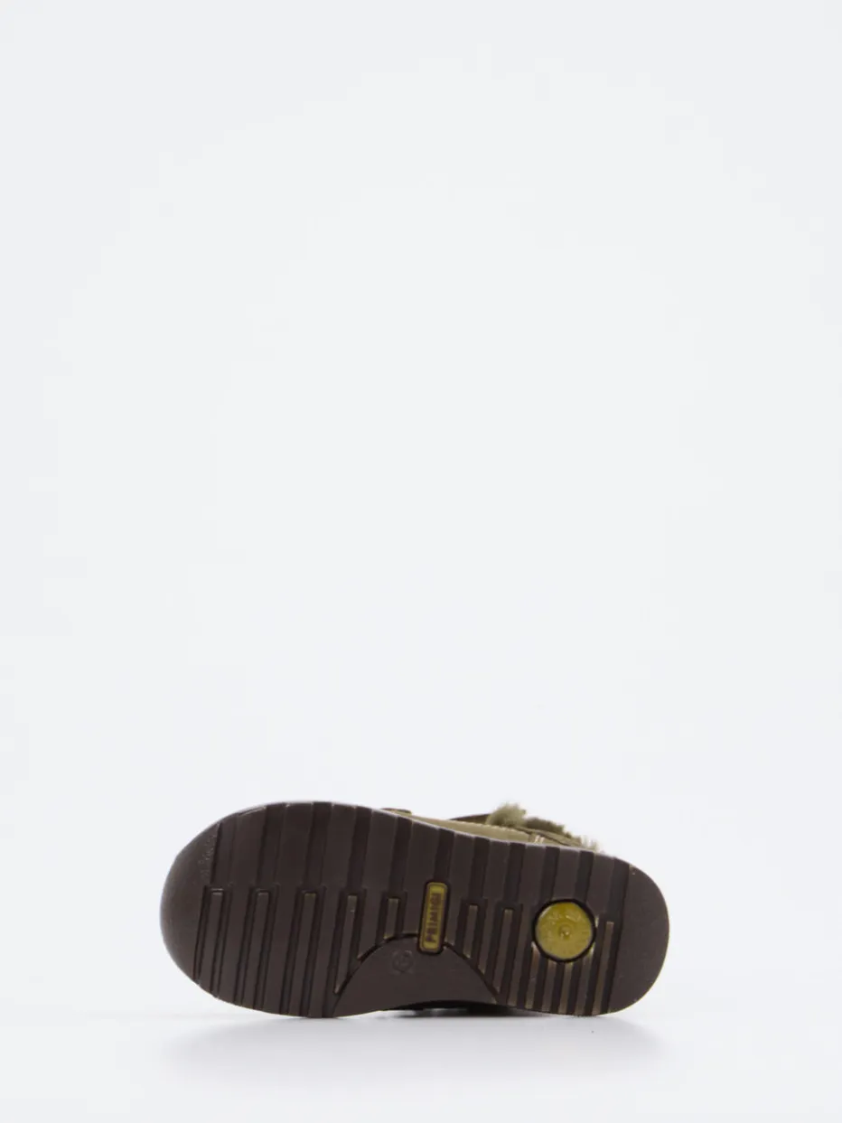 Kinder Primigi – Winterboots aus Leder in Olivgrün