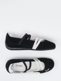 – Ballerinas aus Veloursleder*Puma Clearance