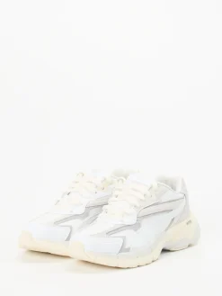 Damen Puma – Chunky Sneaker aus Textil und Wildleder Offwhite