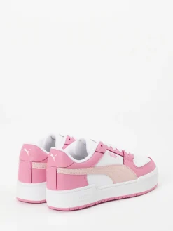 Damen Puma – Low-Top Sneaker aus Synthetikleder Rosa