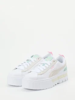 – Plateau-Sneaker aus Leder in Pastell*Puma Clearance