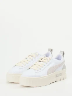– Platform Sneaker aus Leder Offwhite*Puma Clearance