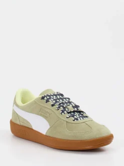 Damen Puma – Retro-Sneaker aus Veloursleder salbei