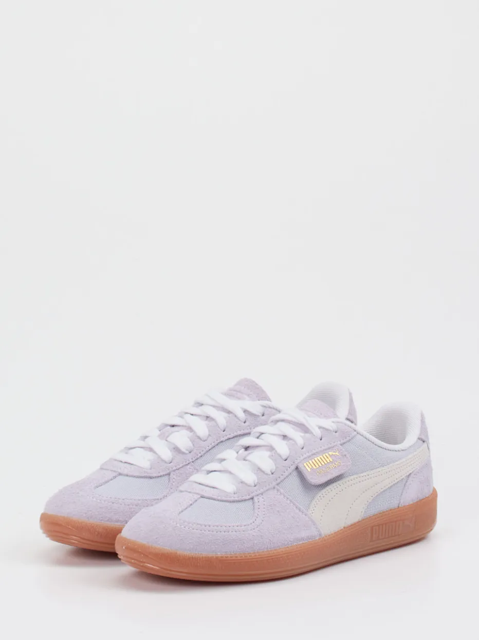 Damen Puma – Retro-Sneaker aus Veloursleder Lavendelgrau
