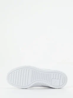 Damen Puma – Sneaker aus Glattleder mit Goldakzenten