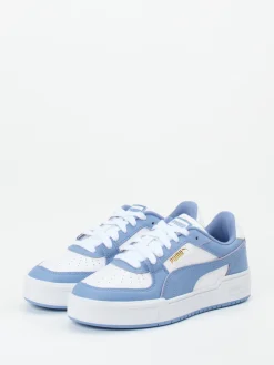 Damen Puma – Sneaker aus Leder in Hellblau-