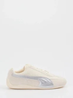 – Sneaker aus Veloursleder und Mesh creme*Puma Hot
