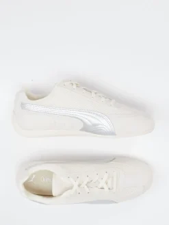 – Sneaker aus Veloursleder und Mesh creme*Puma Hot