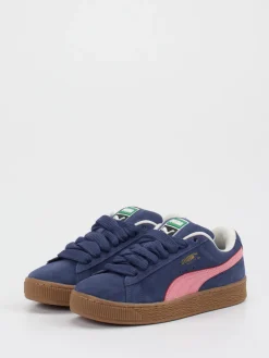Damen Puma – Sneaker aus Veloursleder in Dunkel
