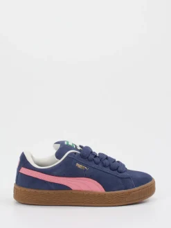 Damen Puma – Sneaker aus Veloursleder in Dunkel