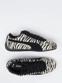 Damen Puma – Sneaker aus Veloursleder und Fellstruktur