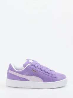 Damen Puma – Sneaker aus Veloursleder Flieder