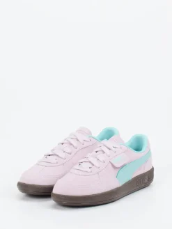 Damen Puma – Sneaker aus Veloursleder in Pastellrosa