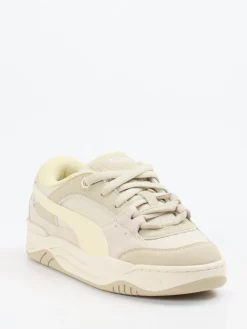 Damen Puma – Sneaker aus Veloursleder Beige