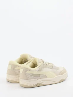 Damen Puma – Sneaker aus Veloursleder Beige