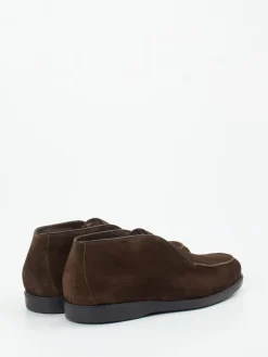 – Ankle Slipper aus Veloursleder schoko*Quarvif Outlet