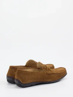 – Loafer aus Veloursleder Cognac*Quarvif Best