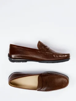 – Mokassin aus Hirschleder Dunkel*Quarvif Discount