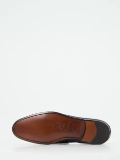 Herren Quarvif – Penny Loafer aus Pferdeleder Nacht