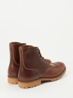 Herren Quarvif – Schnürboots aus Kalbleder in