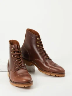 Herren Quarvif – Schnürboots aus Kalbleder in