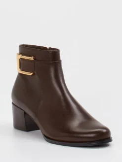 Damen Ralph Harrison – Ankle Boots aus Lammleder Dunkel