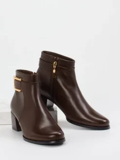 Damen Ralph Harrison – Ankle Boots aus Lammleder Dunkel
