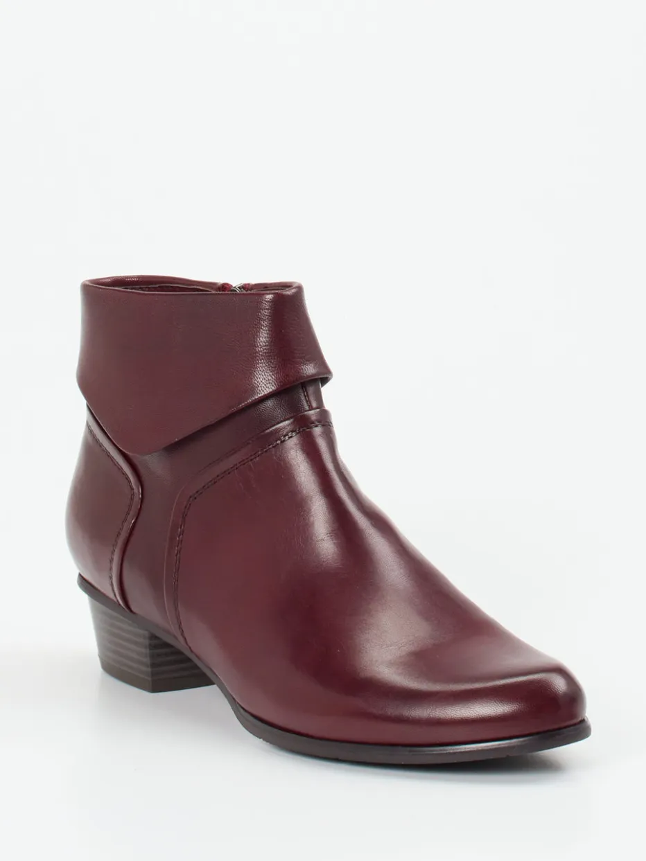 – Ankle Boots aus Lammleder bordeaux*Ralph Harrison Discount