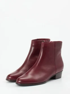 Damen Ralph Harrison – Ankle Boots aus Lammleder Bordeaux