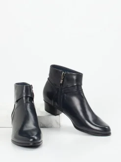 Damen Ralph Harrison – Ankle Boots aus Lammleder dunkel