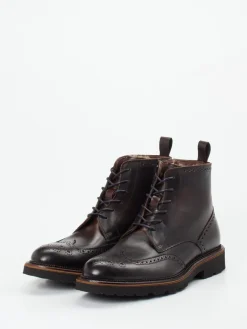Ralph Harrison – Brogue-Boots aus Kalbleder dunkel*Ralph Harrison Edition