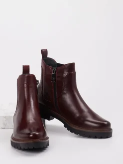 – Chelsea Boots aus Lammleder Bordeaux*Ralph Harrison Sale