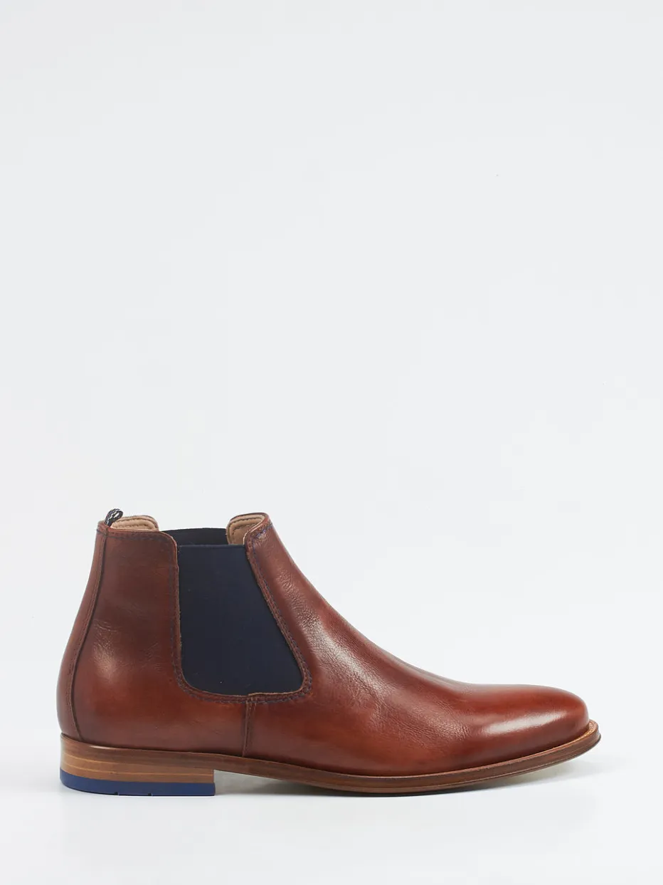 – Chelsea Boots aus Fettleder Cognac*Ralph Harrison Outlet