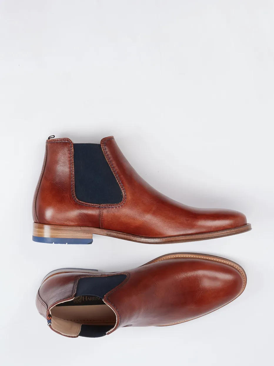 – Chelsea Boots aus Fettleder Cognac*Ralph Harrison Outlet