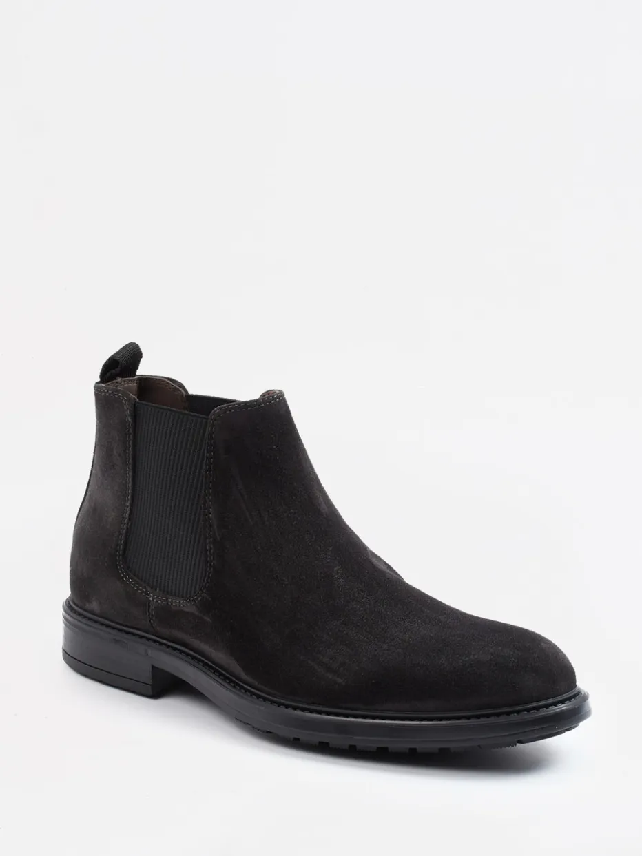 Herren Ralph Harrison – Chelsea Boots aus Veloursleder anthrazit