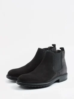 Herren Ralph Harrison – Chelsea Boots aus Veloursleder anthrazit