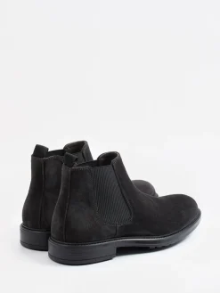 Herren Ralph Harrison – Chelsea Boots aus Veloursleder anthrazit