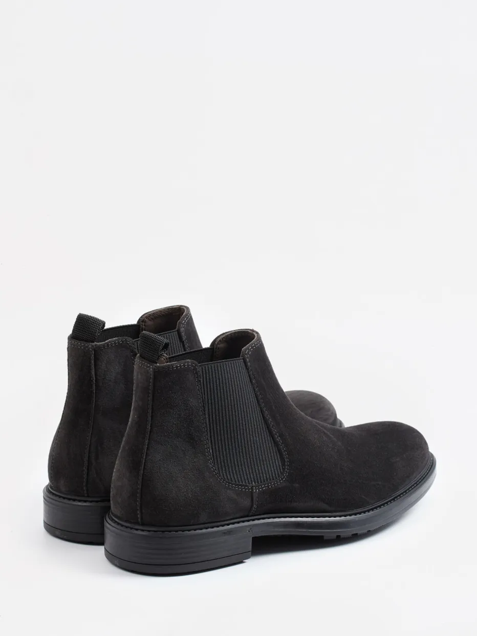 Herren Ralph Harrison – Chelsea Boots aus Veloursleder anthrazit