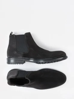 Herren Ralph Harrison – Chelsea Boots aus Veloursleder anthrazit