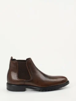 Herren Ralph Harrison – Chelsea Boots aus Kalbleder Dunkel