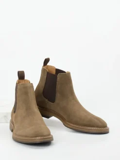 Herren Ralph Harrison – Chelsea Boots aus Veloursleder sand