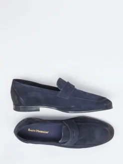 – Loafer aus Veloursleder Dunkel*Ralph Harrison Clearance