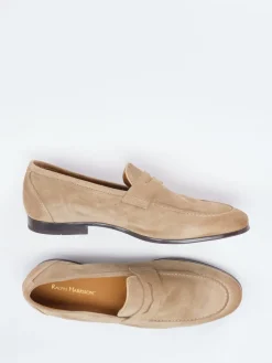 Herren Ralph Harrison – Loafer aus Veloursleder beige