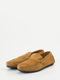 Herren Ralph Harrison – Mokassin aus Veloursleder cognac