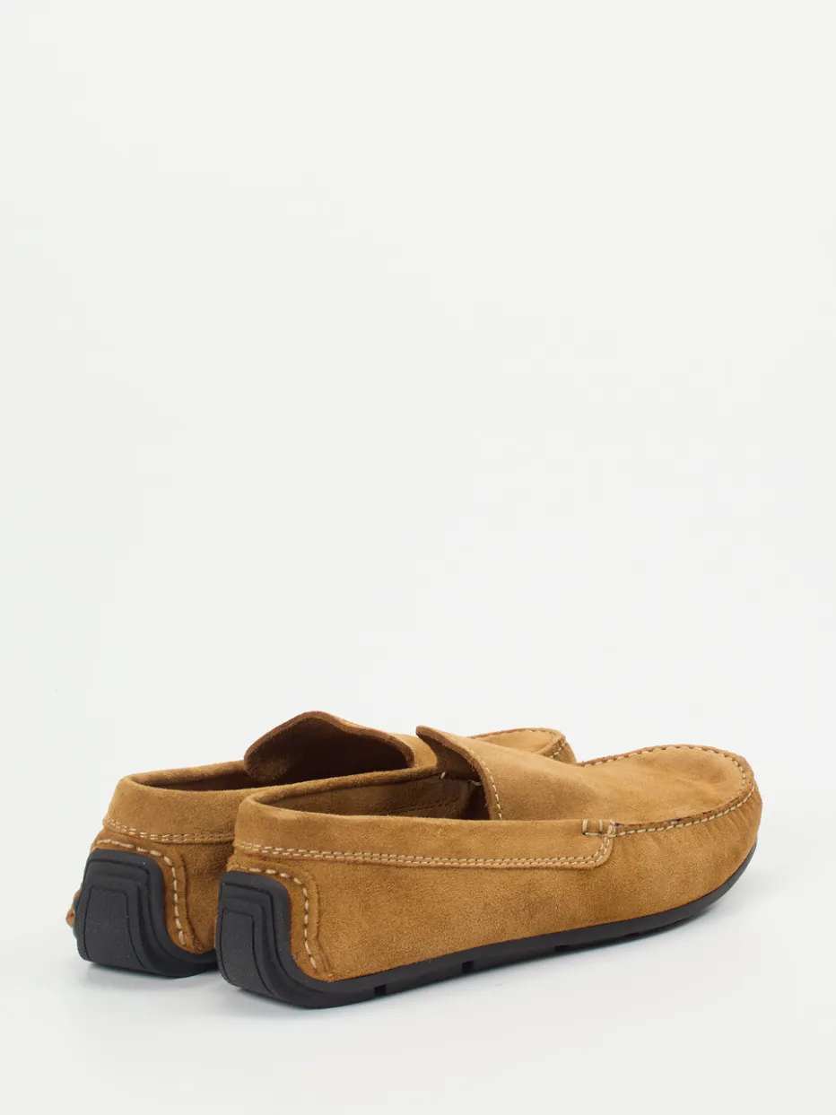 Herren Ralph Harrison – Mokassin aus Veloursleder cognac