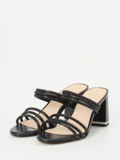 Damen Ralph Harrison – Mules aus Metallicleder