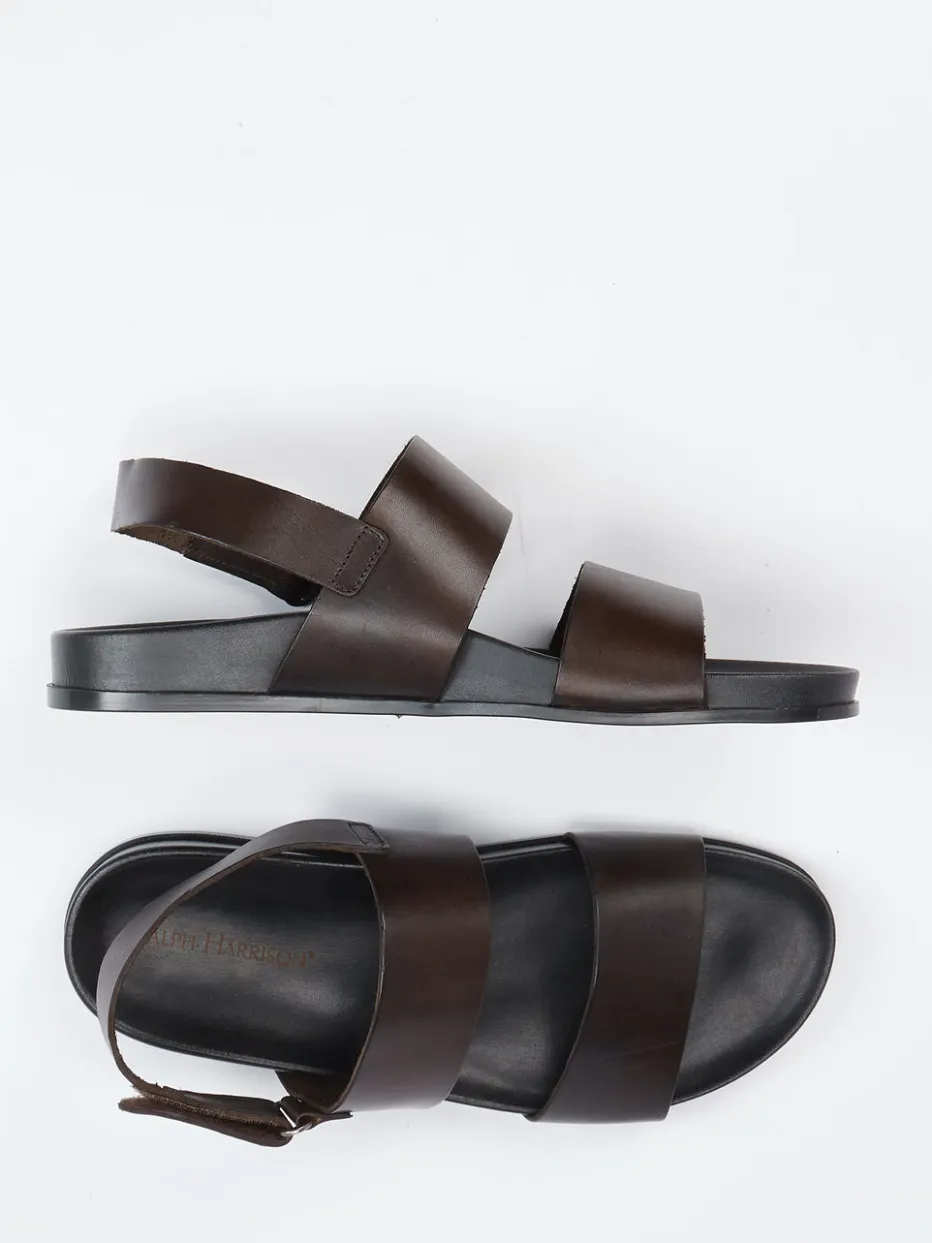 Herren Ralph Harrison – Riemensandale aus Kalbleder Dunkel