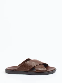 Herren Ralph Harrison – Sandalen aus Kalbleder dunkel