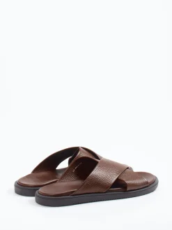 Herren Ralph Harrison – Sandalen aus Kalbleder dunkel