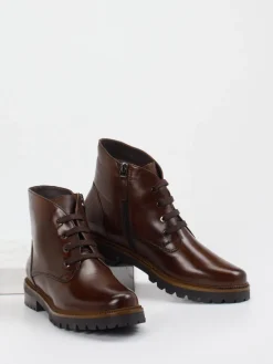 – Schnürboots aus Lammleder dunkel*Ralph Harrison Outlet